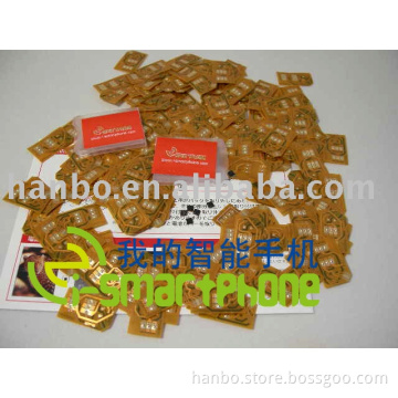 HR-Next sim / Turbosim / iSim Unlock card for LG U300 , KG275 , U250 , B2050 , U300 , U310 , U880 , U890 , KG130 , KG800 , KU580